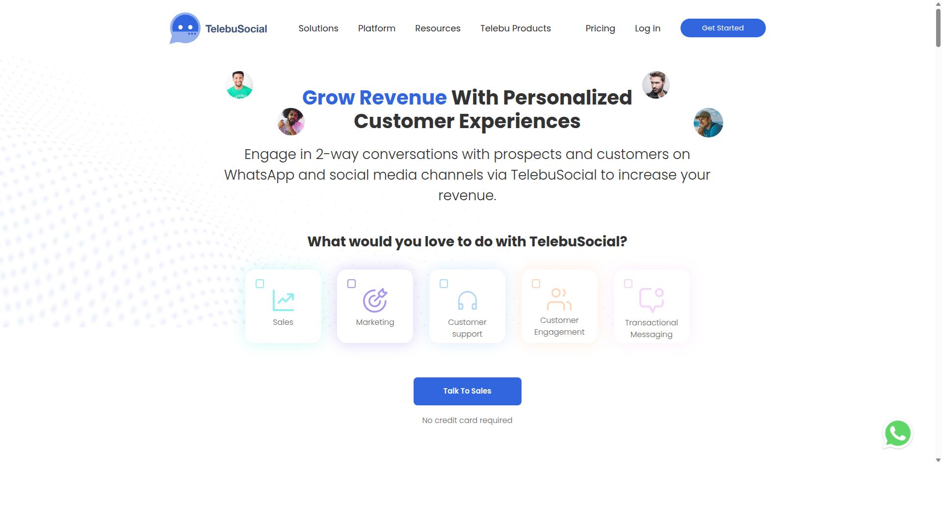 TelebuSocial website